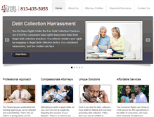 Tablet Screenshot of consumerrightslawgroup.com